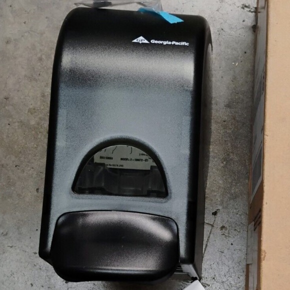 Georgia Pacific Manual Hand Soap Sanitizer Dispenser Grey Smoke 53053 NIB - Picture 3 of 5